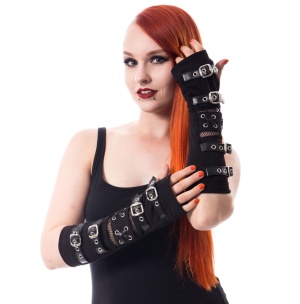 Armstulpen mit Schnallen Riot Armstulpen mit Schnallen Riot