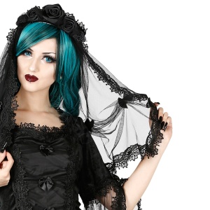 Gothic Brautschleier Sinister Gothic Brautschleier Sinister