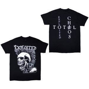 Exploited T-Shirt Mohican Skull Exploited T-Shirt Mohican Skull