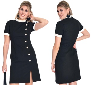 60iger Jahre Kleid Knopf Details 60iger Jahre Kleid Knopf Details