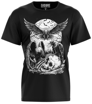 EASURE Herren T-Shirt Crows