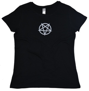 Damen T-Shirt Pentagramm